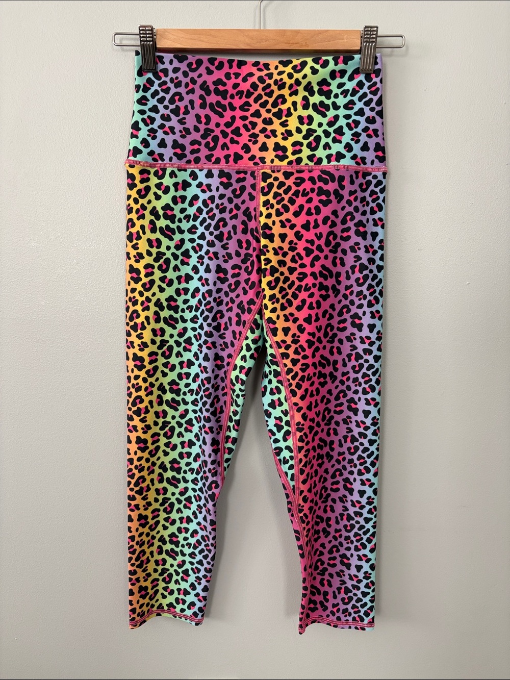Brittany Allen Leopard Print Leggings - 23” inseam - Multicolor